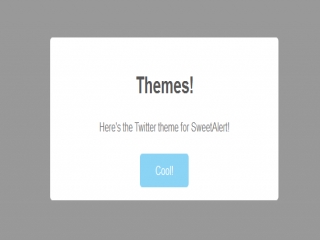Modal dialog with animation effect